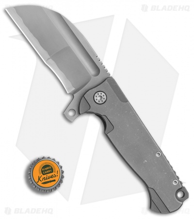 Andre de Villiers Wharny Flipper Frame Lock Knife (4" Compound BB Hamon) AdV