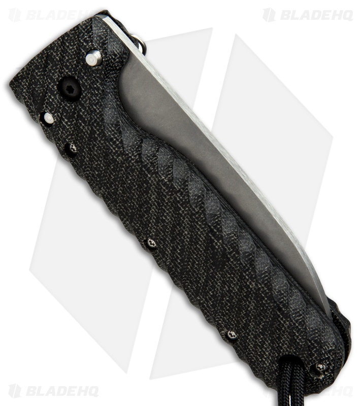Battle Horse Knives Tree Frog Folding Knife Black Micarta (3.5" Satin) BHK