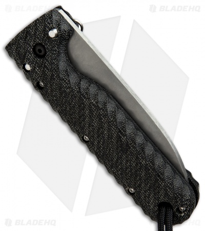 Battle Horse Knives Tree Frog Folding Knife Black Micarta (3.5" Satin) BHK