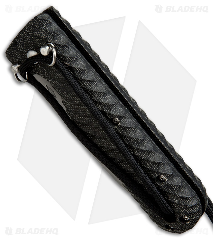 Battle Horse Knives Tree Frog Folding Knife Black Micarta (3.5" Satin) BHK