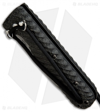 Battle Horse Knives Tree Frog Folding Knife Black Micarta (3.5" Satin) BHK