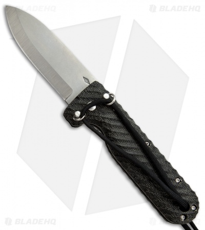 Battle Horse Knives Tree Frog Folding Knife Black Micarta (3.5" Satin) BHK