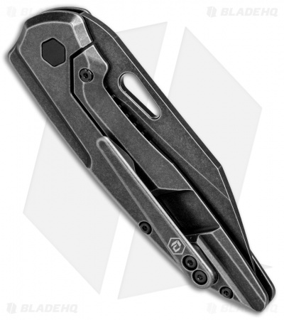 BRS E-Volve Minuteman Frame Lock Knife Titanium (3.25" Black Stonewash) BVK