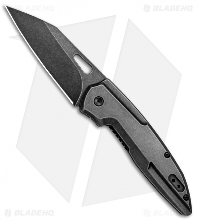 BRS E-Volve Minuteman Frame Lock Knife Titanium (3.25" Black Stonewash) BVK