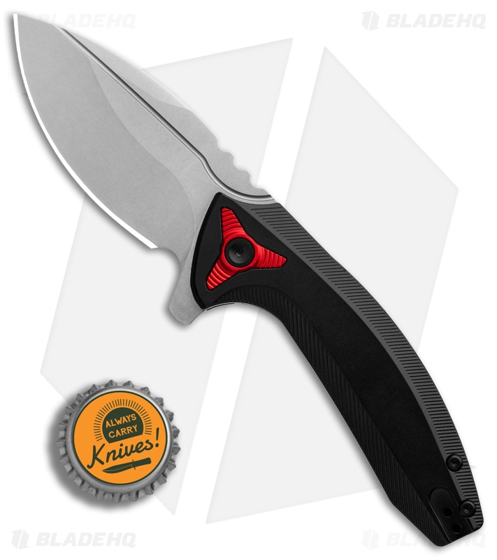 BRS E-Volve Apache Frame Lock Flipper Knife Black Ti (2.78" Stonewash) 