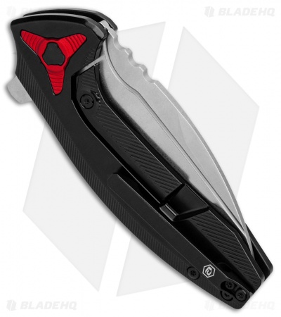 BRS E-Volve Apache Frame Lock Flipper Knife Black Ti (2.78" Stonewash) 