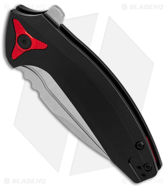 BRS E-Volve Apache Frame Lock Flipper Knife Black Ti (2.78" Stonewash) 