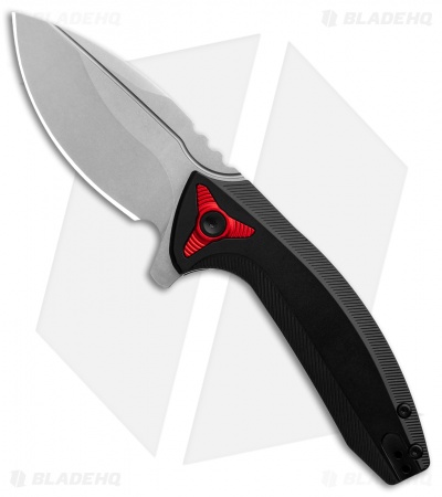 BRS E-Volve Apache Frame Lock Flipper Knife Black Ti (2.78" Stonewash) 