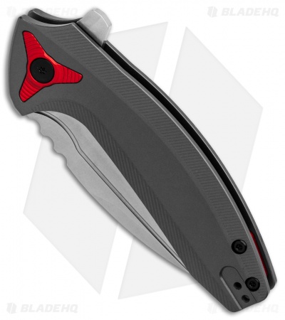 BRS E-Volve Apache Frame Lock Flipper Knife Gray Ti (2.78" Stonewash) 