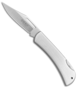 Bear Edge 116 Lockback Knife Stainless Steel (2.1" Satin)