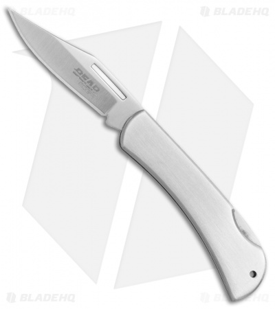 Bear Edge 116 Lockback Knife Stainless Steel (2.1" Satin)