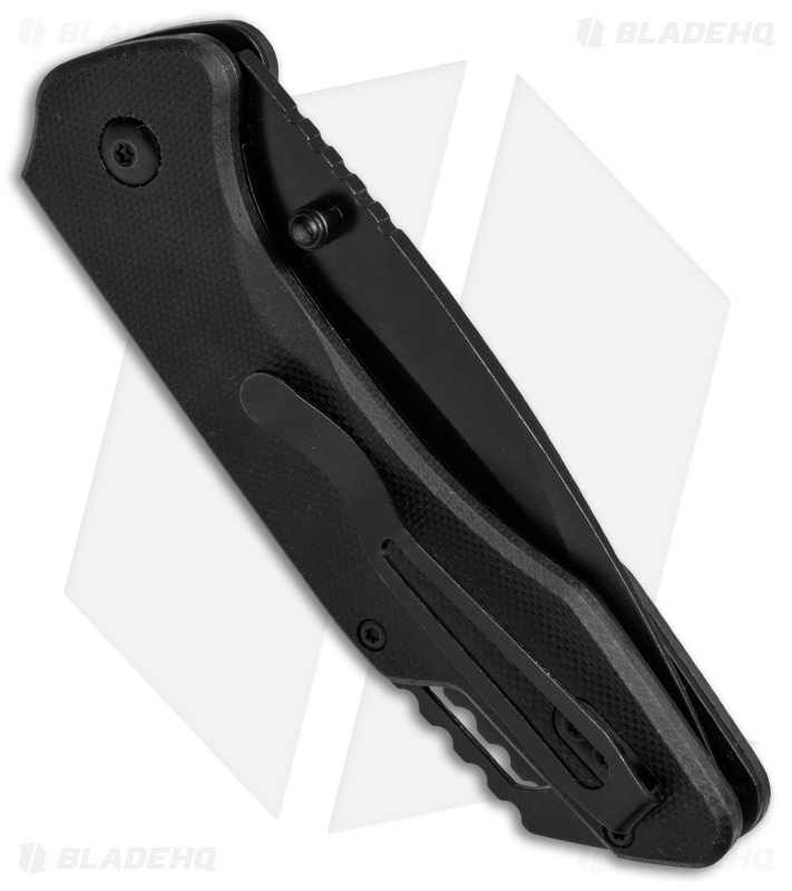 Bear Edge 4.5" Spring Assisted Knife Black G-10 (3.25" Black) 61502