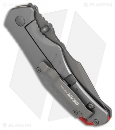 Bear Edge 61114 Frame Lock Knife Stainless Steel (3.25" Gray) 