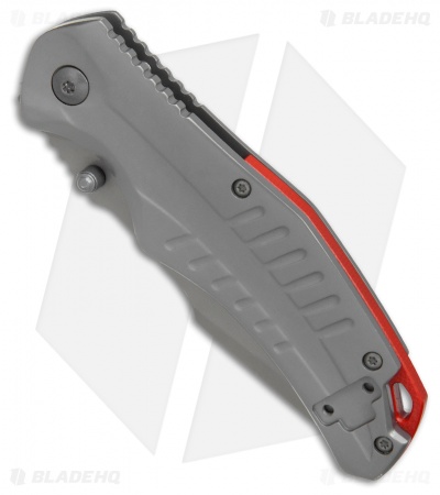 Bear Edge 61114 Frame Lock Knife Stainless Steel (3.25" Gray) 