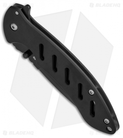 Bear Edge Large Brisk 1.0 Frame Lock Knife Black (3.6" Black) 