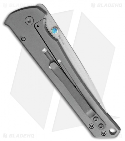 Benchmark Titanium Frame Lock Folding Knife (3.25" Satin)