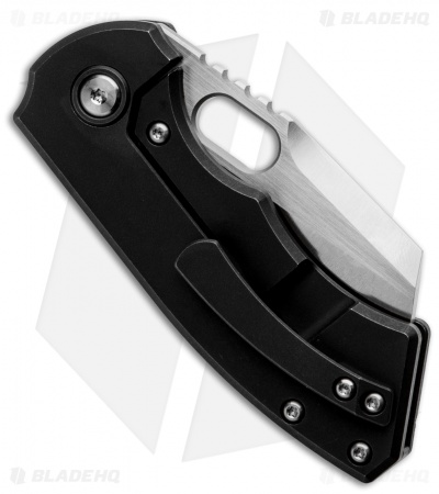 BergBlades Mini Slim Frame Lock Knife Black DLC Titanium (2.4" Satin)