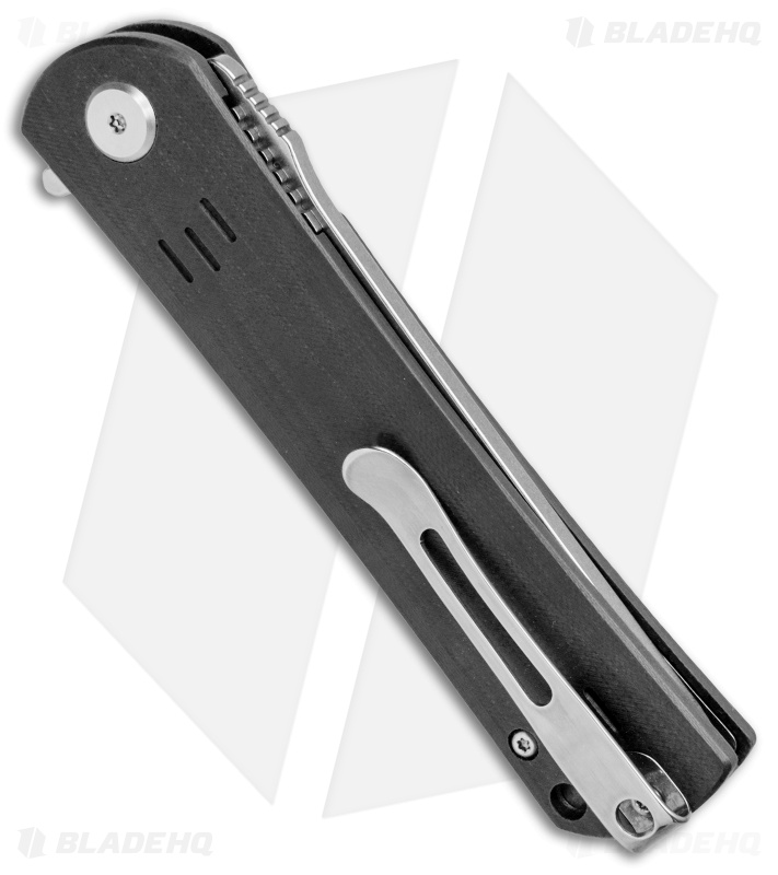 Bestech Knives Kendo Tanto Liner Lock Knife Black G-10 (3.75" Satin)  