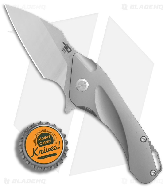 Bestech Knives Goblin Frame Lock Knife Titanium (2" Satin) 1711C