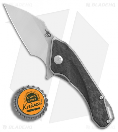 Bestech Knives Goblin Frame Lock Knife Titanium/Carbon Fiber (2" Satin) 1711A