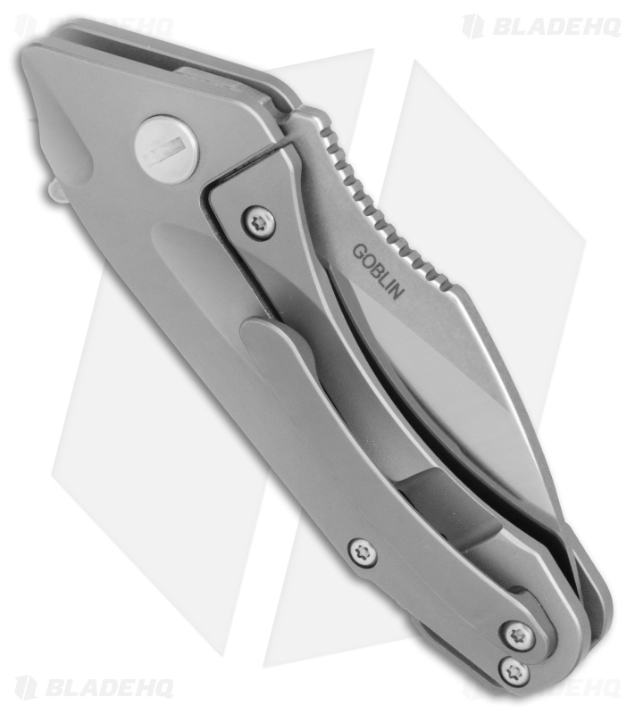 Bestech Knives Goblin Frame Lock Knife Titanium/Carbon Fiber (2" Satin) 1711A