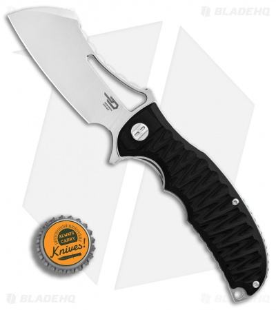 Bestech Knives Hornet Liner Lock Knife Black G-10 (3.5" Satin) BG12A