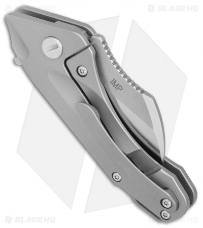 Bestech Knives Imp Frame Lock Knife Titanium/Carbon Fiber (1.5" Satin) 1710A