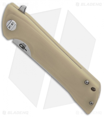 Bestech Knives Paladin Liner Lock Knife Tan G-10 (3.6" Satin) BG13B-1