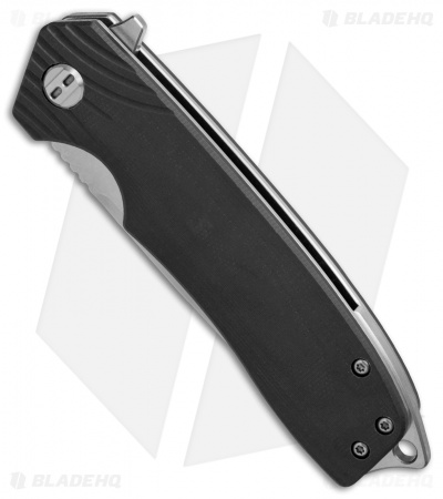 Bestech Knives Lion Liner Lock Knife Black G-10 (3.3" Satin)  