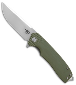 Bestech Knives Lion Liner Lock Knife Green G-10 (3.3" Satin)  