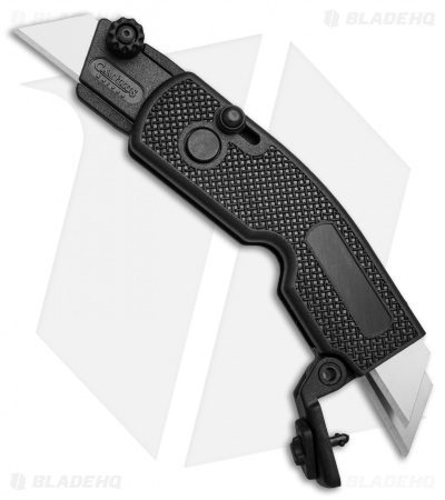  Camillus Crossfire Box Cutter Folding Knife w/ Nylon Belt Pouch