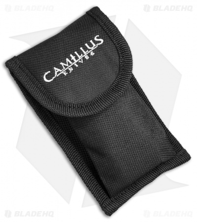  Camillus Crossfire Box Cutter Folding Knife w/ Nylon Belt Pouch