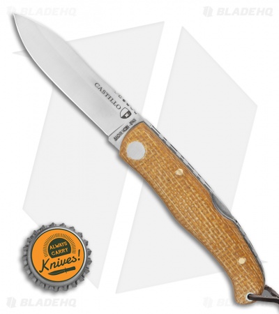 Castillo Muralla | Lockback Folding Knife | Wheat Brown Micarta