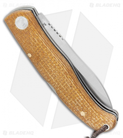 Castillo Muralla Lockback Folding Knife Wheat Brown Micarta (2.8" Satin)