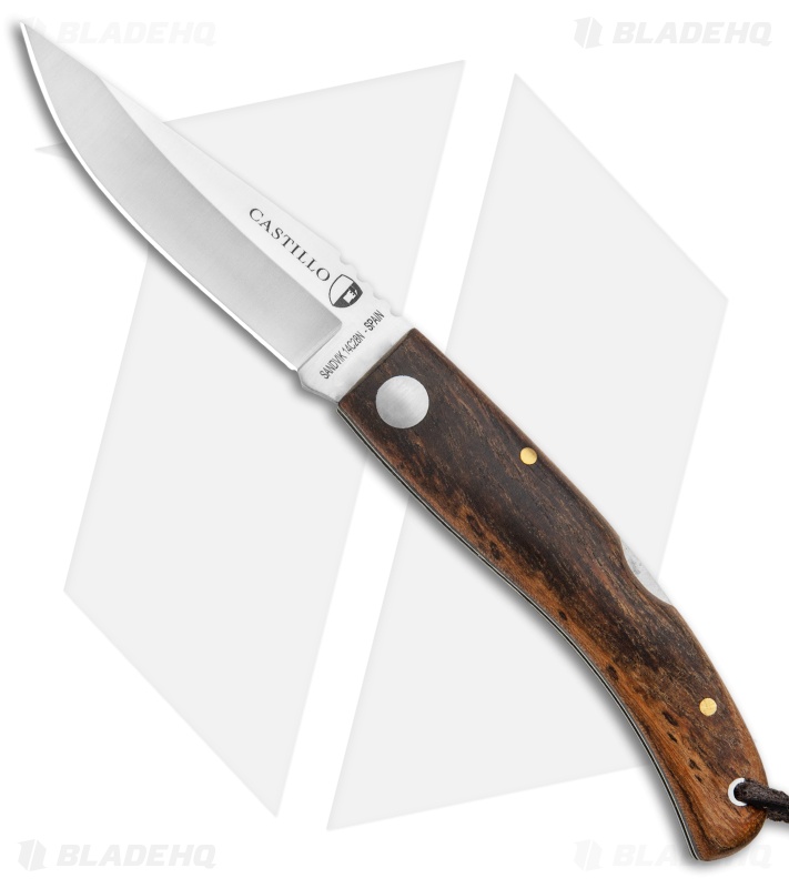 Castillo Navaja Lock Back Knife Bocote Wood (3" Satin)