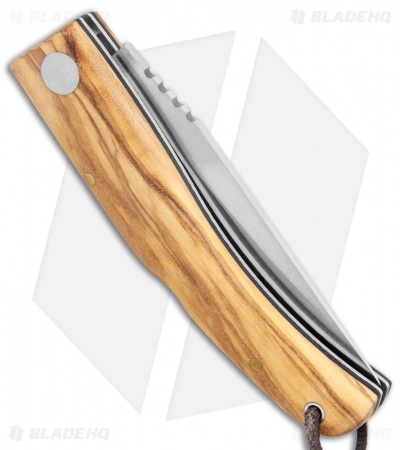 Castillo Navaja Lock Back Knife Olive Wood (3" Satin)