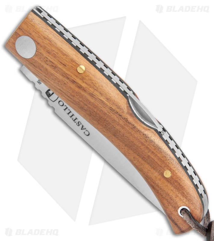 Castillo Navaja Lock Back Knife Pau Ferro Wood (3" Satin)