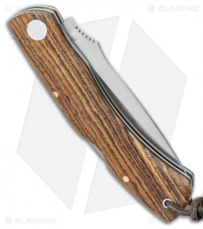 Castillo Torre Lockback Folding Knife Bocote Wood (3" Satin)