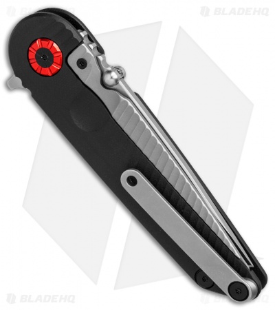 Chamberlain Design Falco Flipper Knife Black G-10 (3.6" Stonewash)