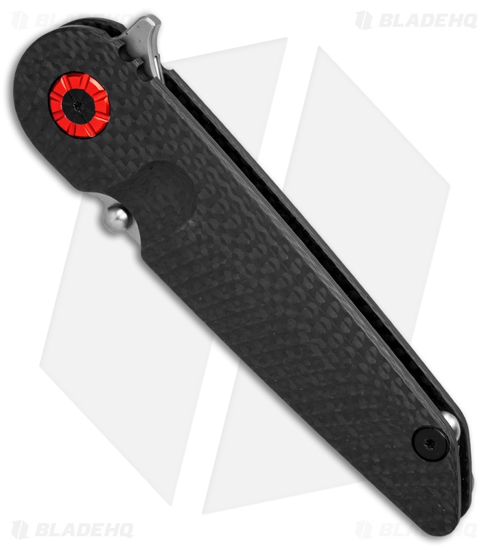 Chamberlain Design Falco Flipper Knife Carbon Fiber (3.6" Stonewash)