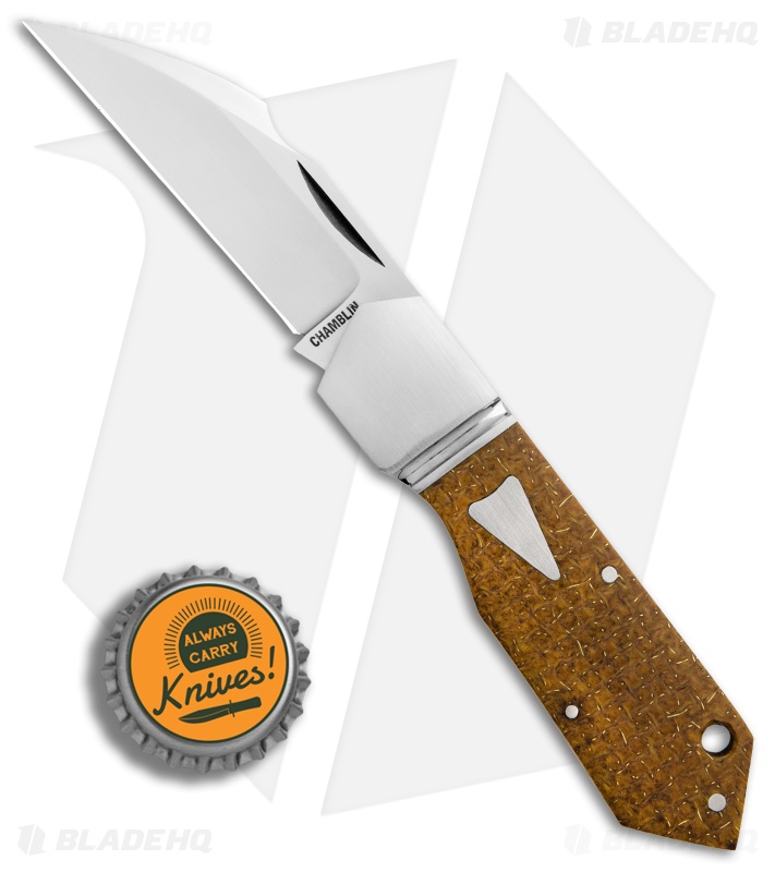 Chamblin Knives Custom Armory Division  Knife Thunderstorm Kevlar (2.6" Satin)