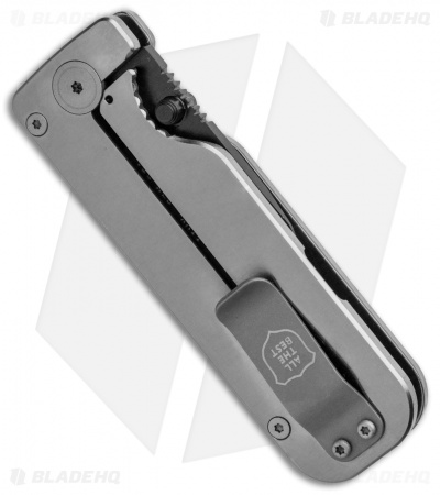 Civilware Clipper Frame Lock Knife Titanium (2.8" Black PVD)