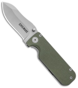 Civilware Striker Frame Lock Knife Green G-10 (2.8" Bead Blast) 