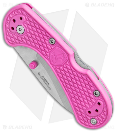 Condor Cadejo Drop Point Folding Knife Pink HIP (2.6" Satin)