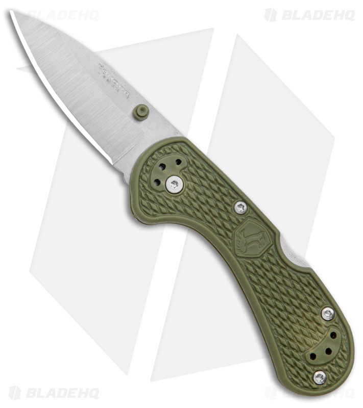 Condor Cadejo Drop Point Folding Knife OD Green Polymer (2.6" Satin)