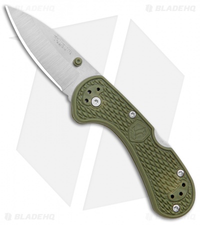 Condor Cadejo Drop Point Folding Knife OD Green Polymer (2.6" Satin)