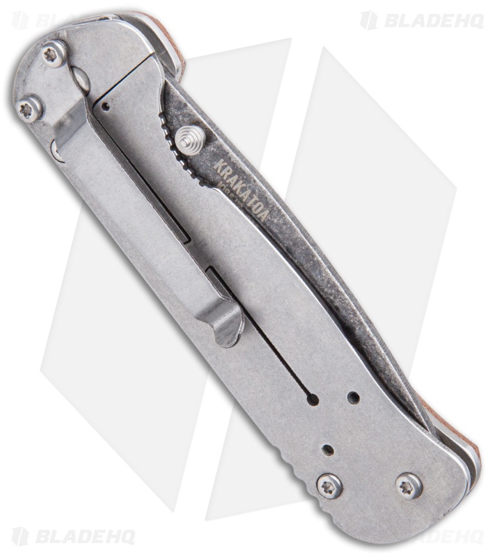 Condor Krakatoa Frame Lock Knife Desert Tan Micarta (3.5" Natural)