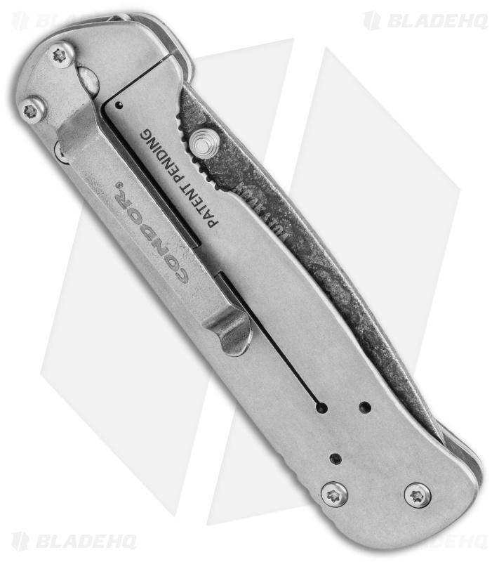 Condor Krakatoa Framelock Knife Walnut (4.5" Scandi) CTK395242HC