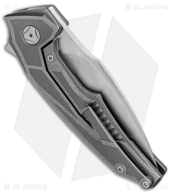 Custom Knife Factory Tashi Bharucha Muscle Flipper Knife (3.9" Hand Satin)
