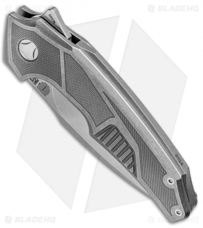 Custom Knife Factory Tashi Bharucha Muscle Flipper Knife (3.9" Stonewash)